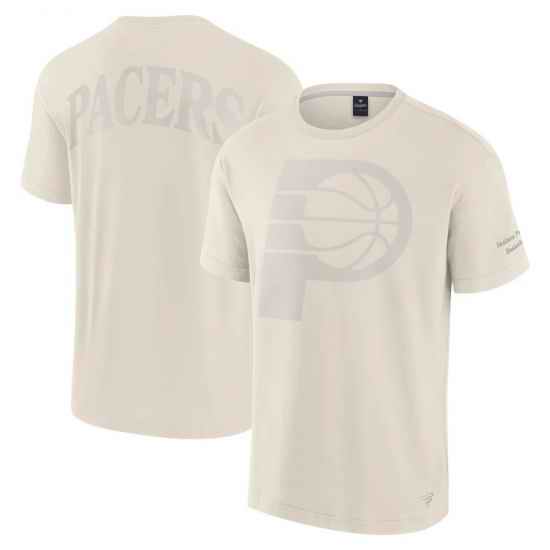 Men Fanatics Cream Indiana Pacers Elements Iconic T Shirt